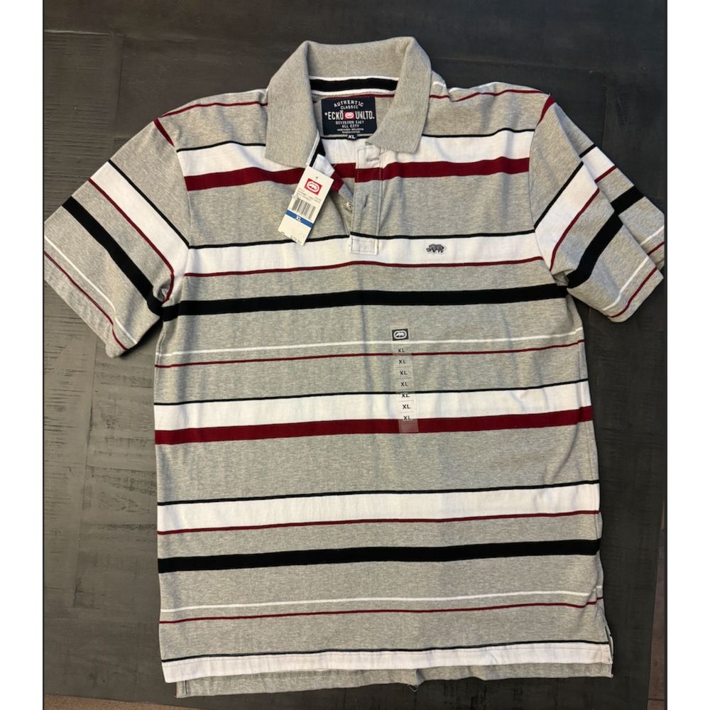 Mens' Ecko Unltd. NWT! 2000's Striped Polo - Sz XL